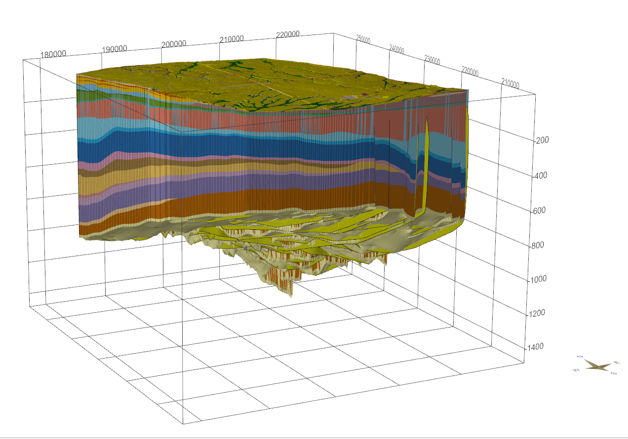 Grensregio van de Kempen in 3D