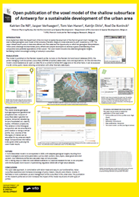 Poster voorgesteld op 6th European Meeting in 3D Geological Modelling in Kopenhagen