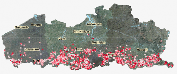Screenshot themaloket Knelpunten sedimentaanvoer