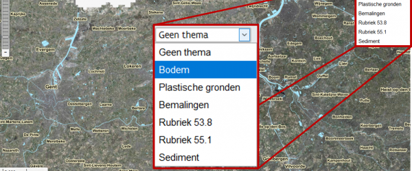 Thema's in DOV-Verkenner