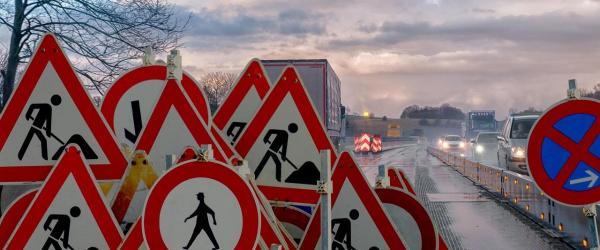 verkeersbord wegenwerken